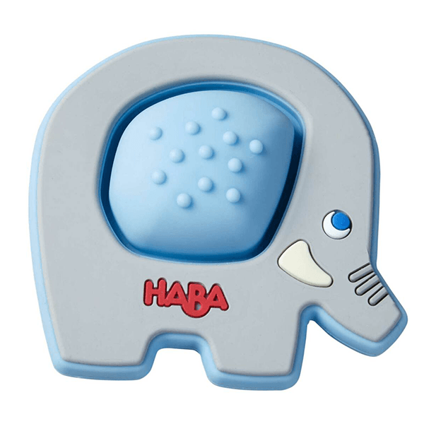 Haba Popping Elephant Silicone Clutching Toy