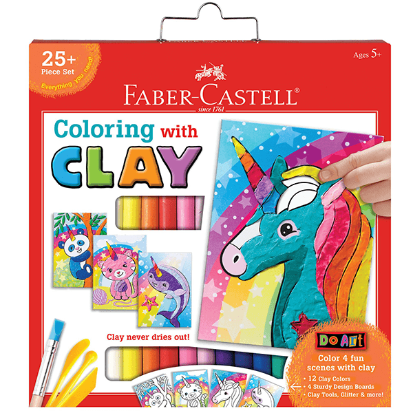 Faber Castell Do Art - Colour With Clay Unicorns