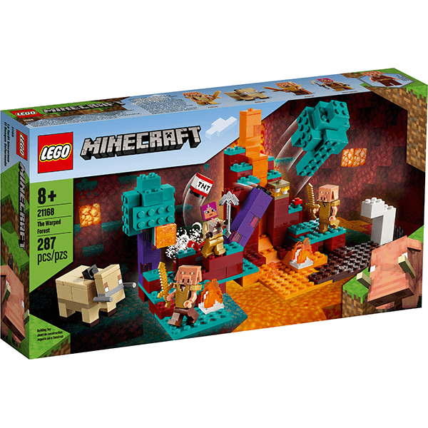 Discontinued LEGO® Minecraft® 21168 The Warped Forest