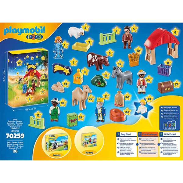 Playmobil Advent Calendar - 1.2.3 Christmas Manger