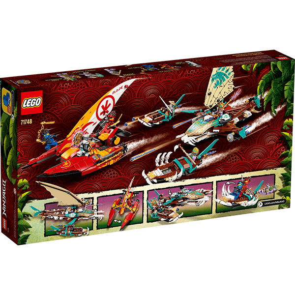 Discontinued LEGO® NINJAGO® 71748 Catamaran Sea Battle