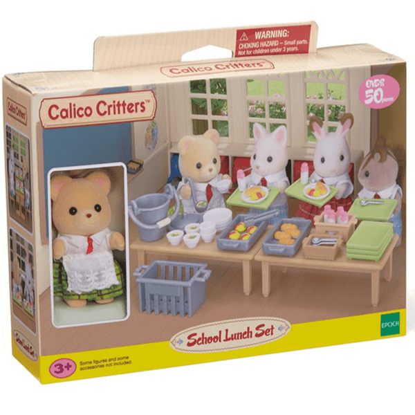 Calico Critters School Lunch Set