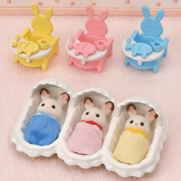 Calico Critters Triplet Care Set