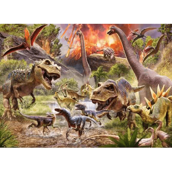 Ravensburger Dinosaur Dash 60 Piece Puzzle