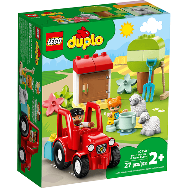 Discontinued LEGO® DUPLO® 10950 Town Farm Tractor & Animal Care