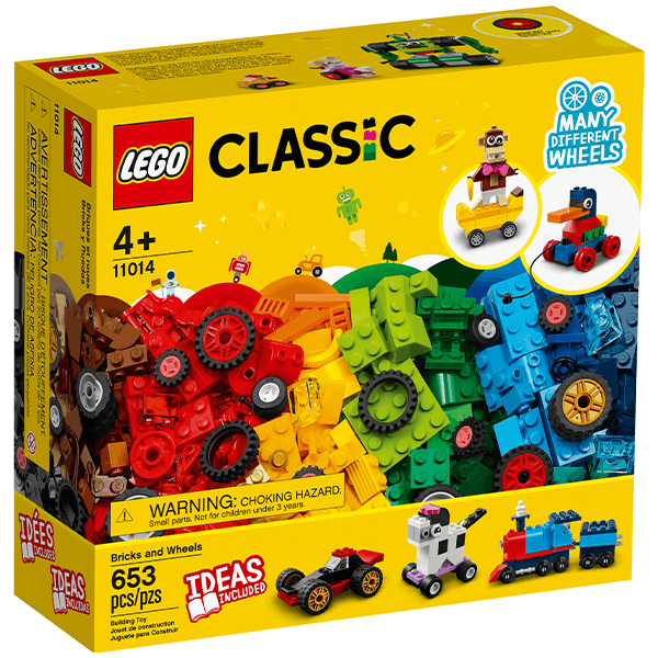 Discontinued LEGO® Classic 11014 Bricks and Wheels