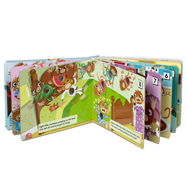 Melissa & Doug Poke-a-Dot 10 Little Monkeys Hardcover