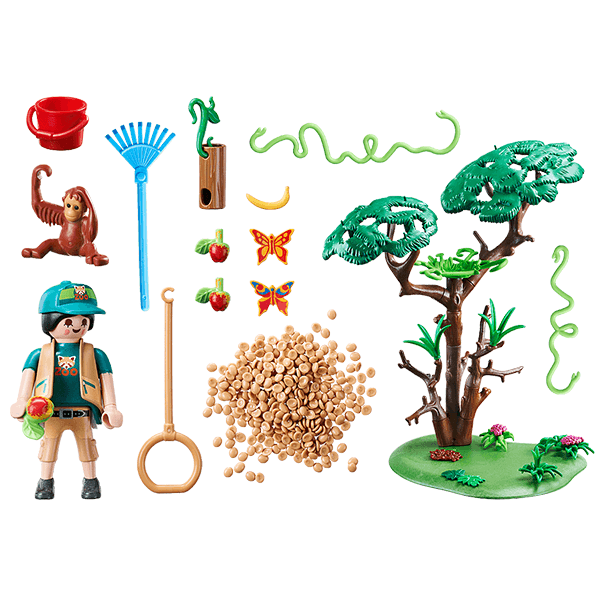 Playmobil Orangutans with Tree