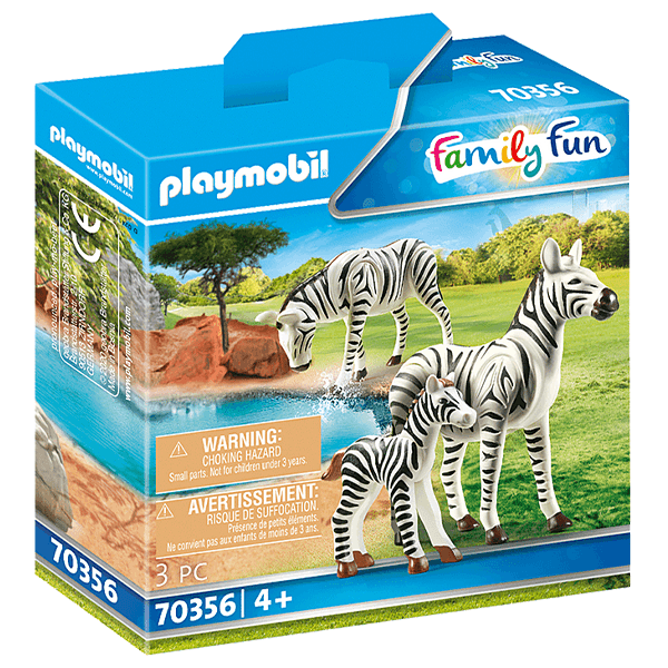 Playmobil Zebras with Foal