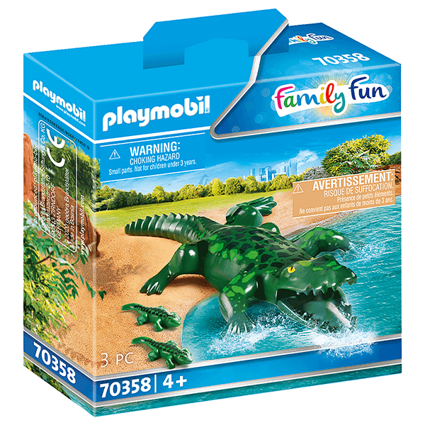 Playmobil Alligator with Babies