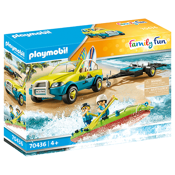 Playmobil Beach Car with Canoe