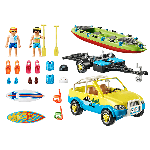 Playmobil Beach Car with Canoe