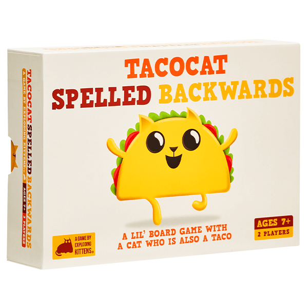 Exploding Kittens - Tacocat Spelled Backwards Game