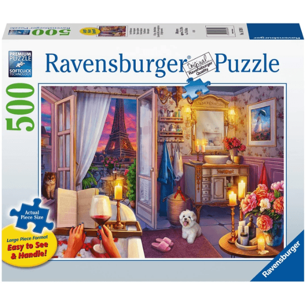 Ravensburger Cozy Bathroom 500 Piece Puzzle