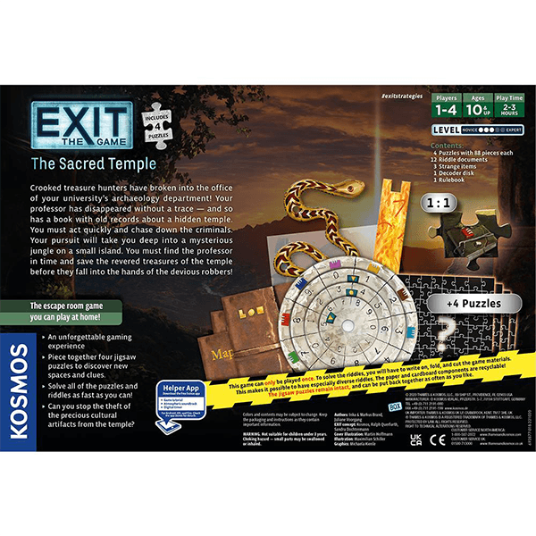 Exit: The Sacred Temple With Puzzle (Level 3)