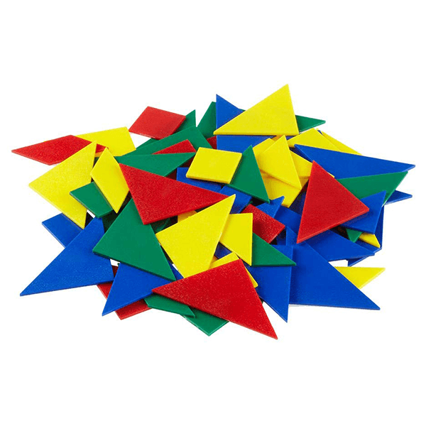 Hand2Mind Plastic Tangrams Classroom Kit