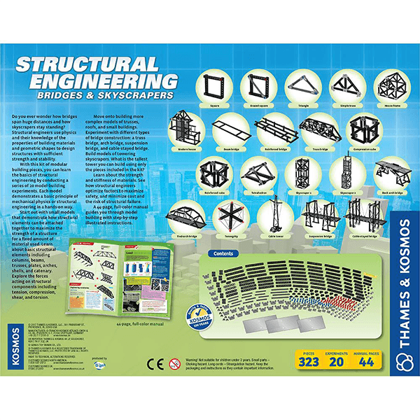 Thames & Kosmos: Structural Engineering - Bridges and Skyscrapers Kit