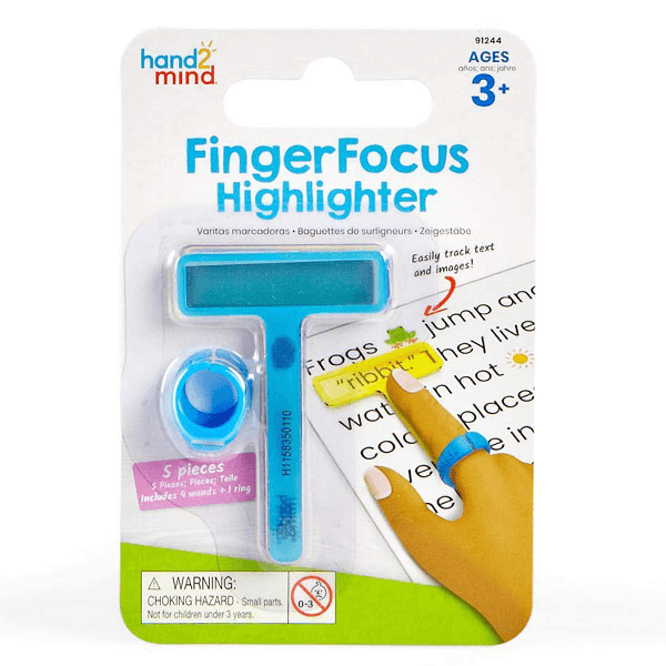 Hand2Mind Finger Focus Highlighter