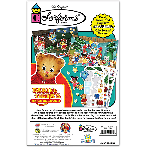 Colorforms Daniel Tiger
