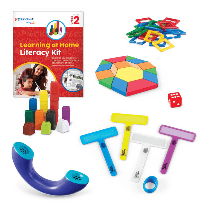 JR Education Learning at Home Literacy Kit - Grade 2