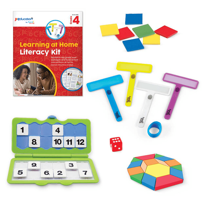 JR Education Learning at Home Literacy Kit - Grade 4