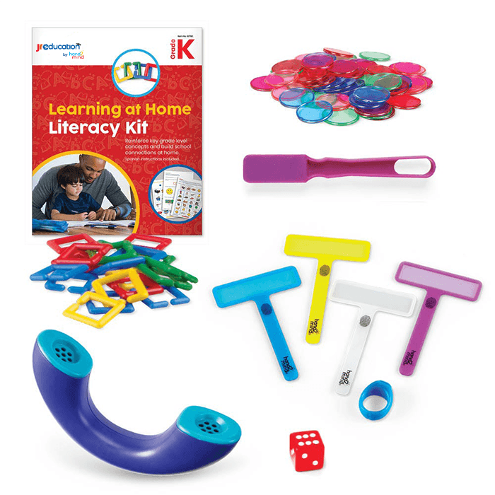 JR Education Learning at Home Literacy Kit - Kindergarten