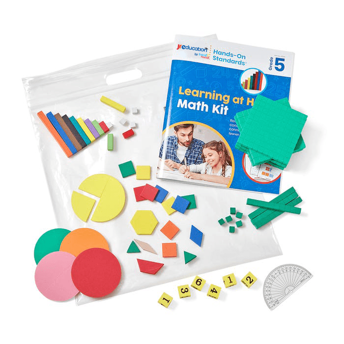 JR Education Hands on Standards Learning at Home Math - Grade 5