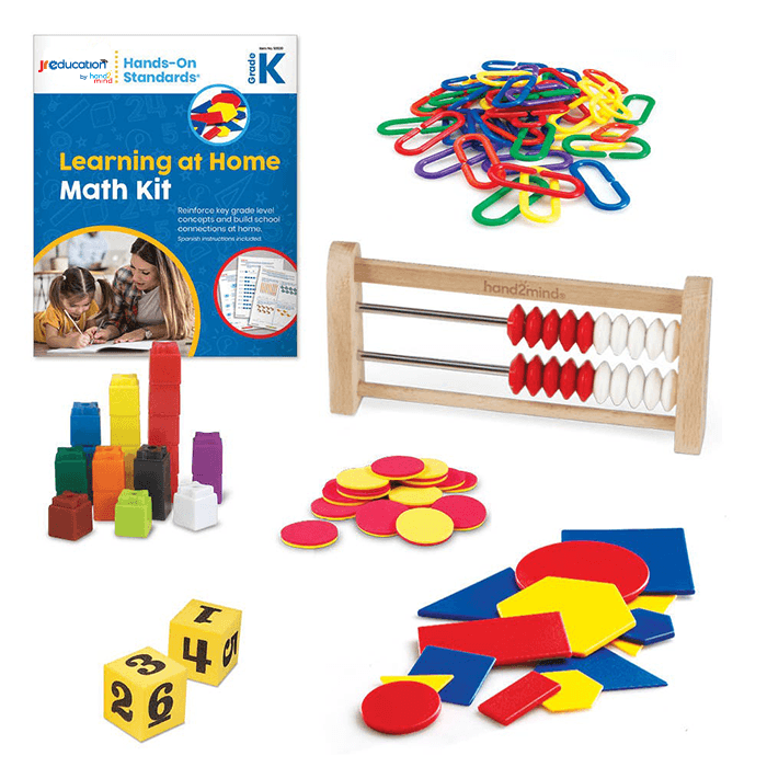 JR Education Hands on Standards Learning at Home Math - Kindergarten