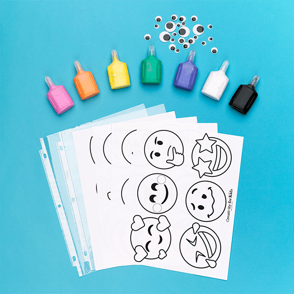Creativity for Kids Emoji Window Art