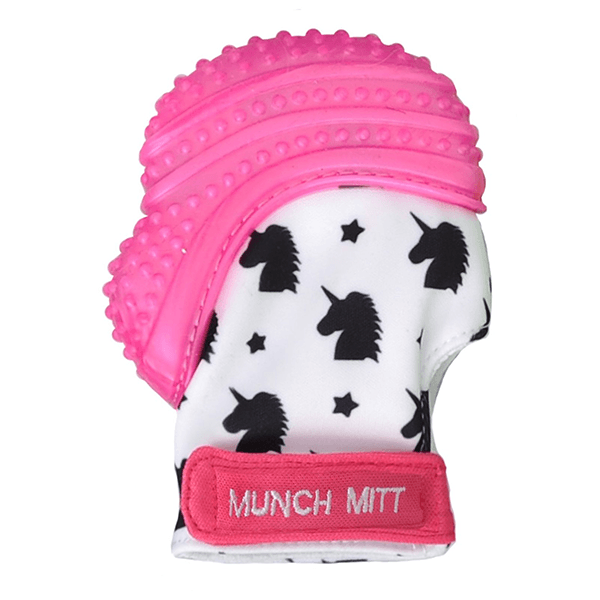 Malarkey Kids Munch Mitt Pink Unicorns