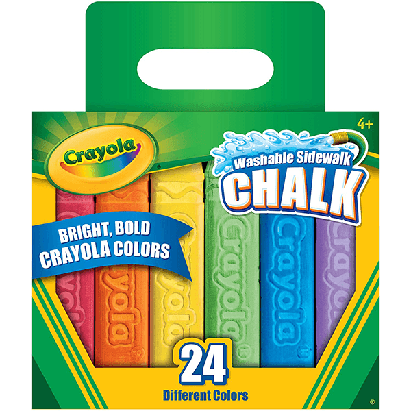 Crayola Washable Sidewalk Chalk - 24 Pack