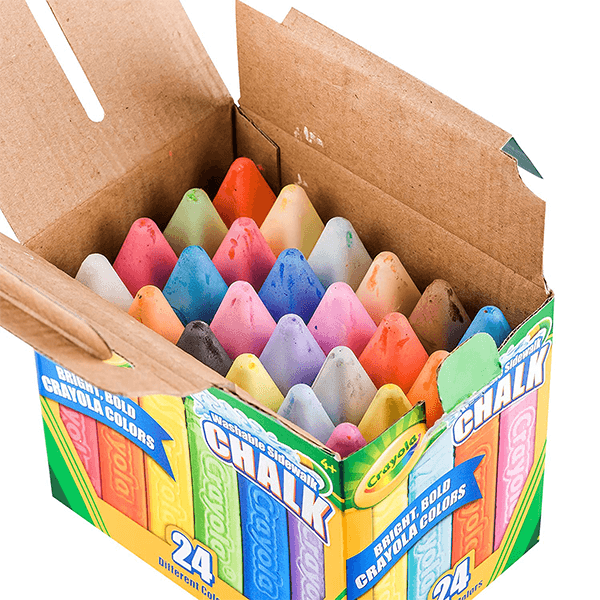 Crayola Washable Sidewalk Chalk - 24 Pack