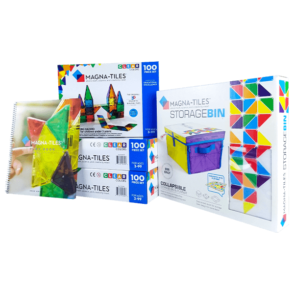 Magna-Tiles® Clear Colours Classroom Pack