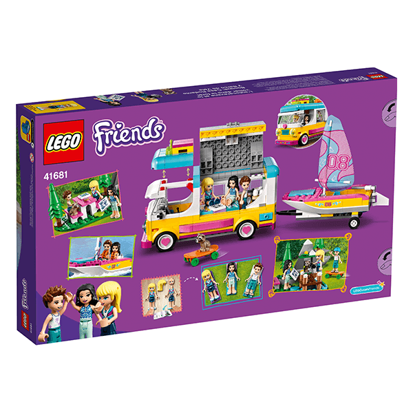 LEGO® Friends 41681 Forest Camper Van and Sailboat