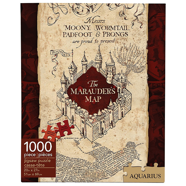 Harry Potter Marauder's Map 1000 Piece Puzzle