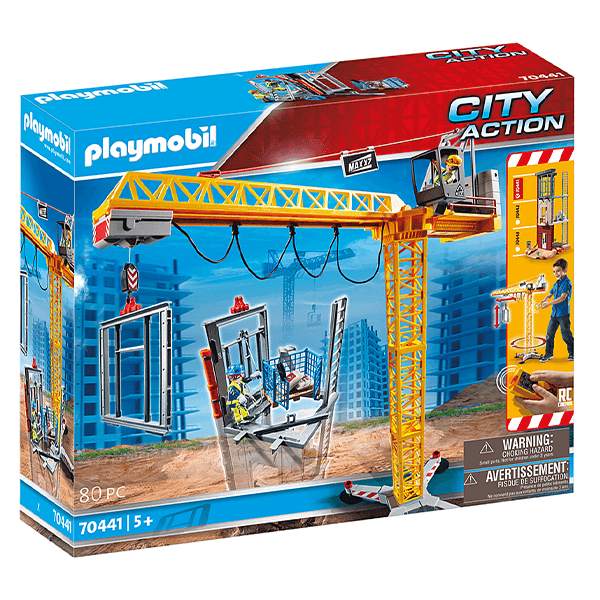 Playmobil RC Crane with Building Section