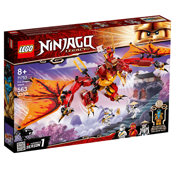 Discontinued LEGO® NINJAGO® 71753 Fire Dragon Attack