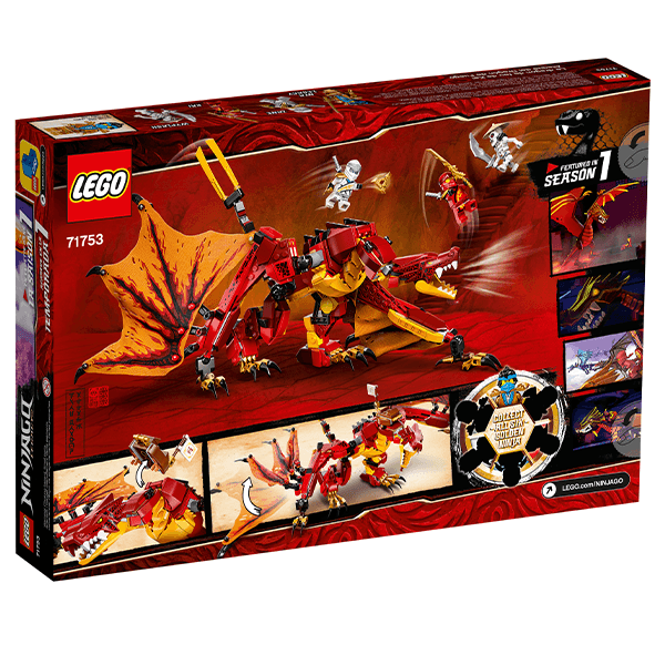 Discontinued LEGO® NINJAGO® 71753 Fire Dragon Attack