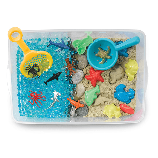 Creativity for Kids Sensory Bin: Ocean and Sand