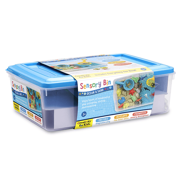 Creativity for Kids Sensory Bin: Ocean and Sand