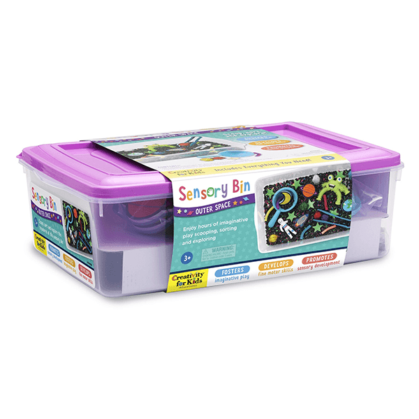 Creativity for Kids Sensory Bin: Outer Space