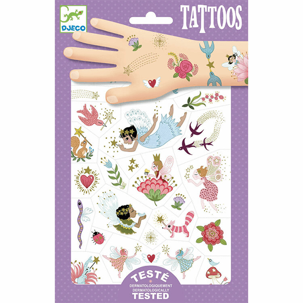 Djeco Temporary Tattoos - Fairy Friends