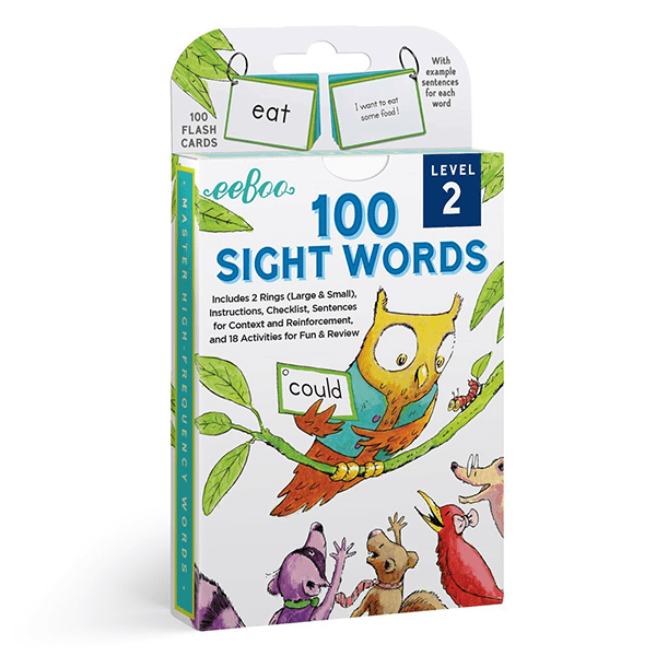 Eeboo 100 Sight Words Level 2