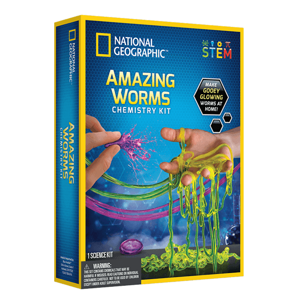 National Geographic Amazing Worms Chemistry Set JR Toy Company