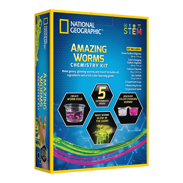 National Geographic Amazing Worms Chemistry Set