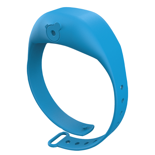 SqueezyBand Adult Blue Hand Sanitizer Wristband