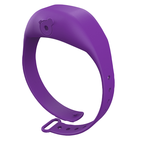 SqueezyBand Adult Purple Hand Sanitizer Wristband