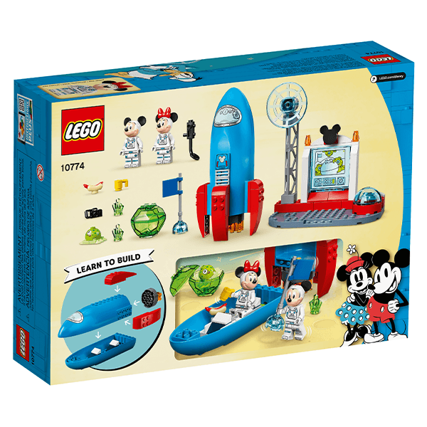 Discontinued LEGO® Disney 10774 Mickey Mouse & Minnie Mouse’s Space Rocket