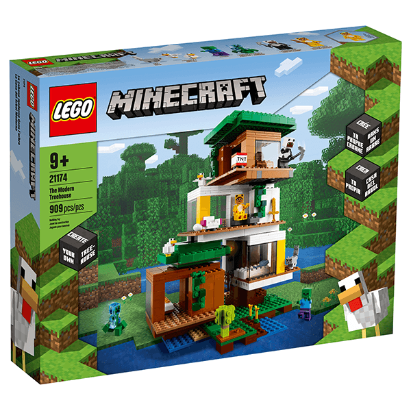 Discontinued LEGO® Minecraft® 21174 The Modern Treehouse