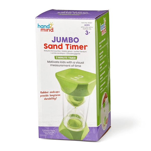 Hand2Mind Jumbo Sand Timer - 2 Minute